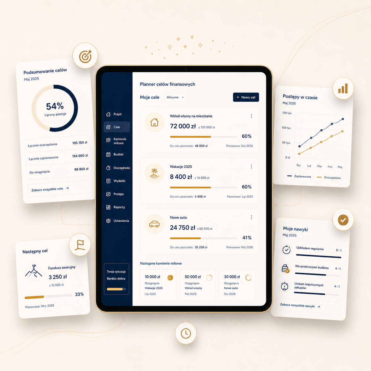 Planner celów finansowych