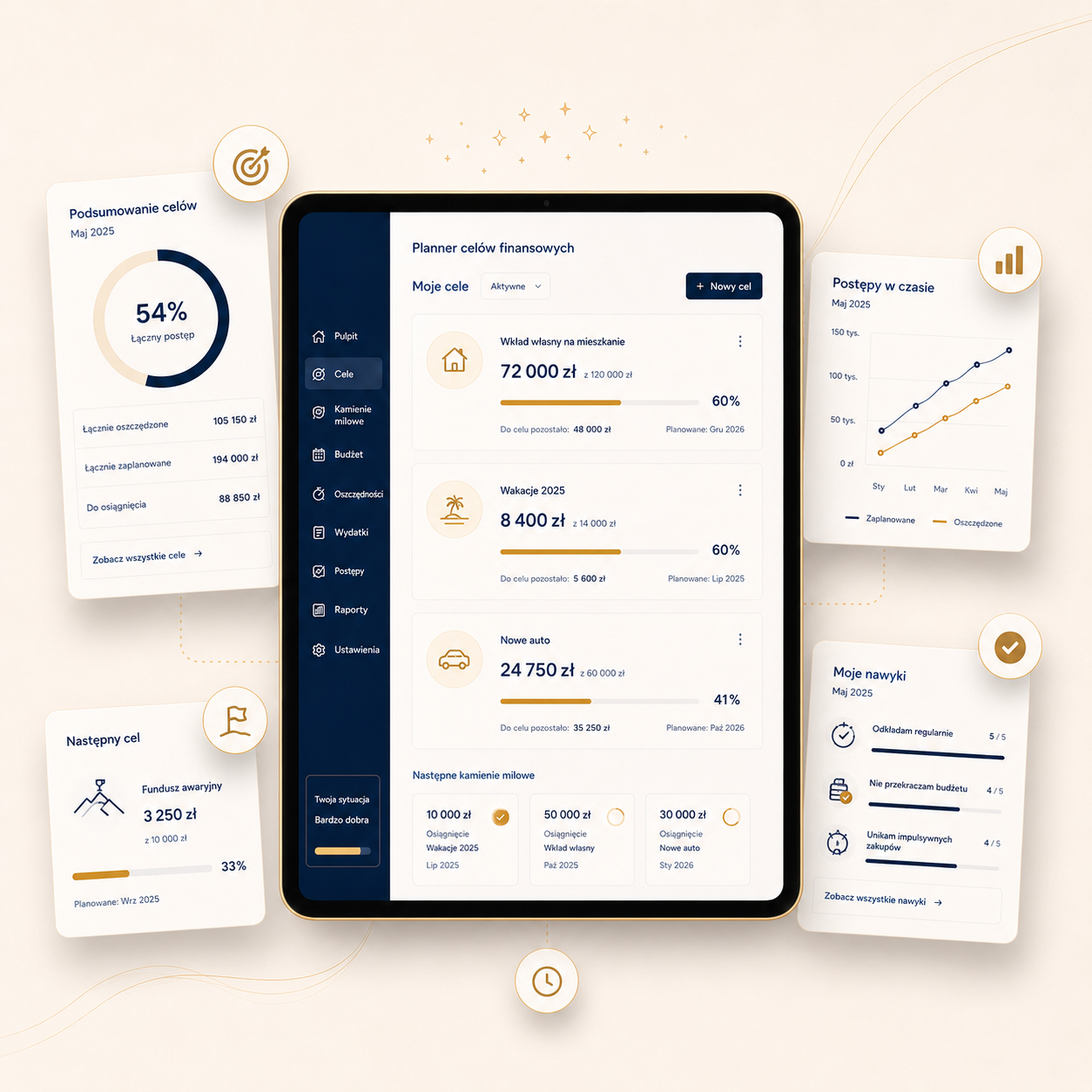 Planner celów finansowych